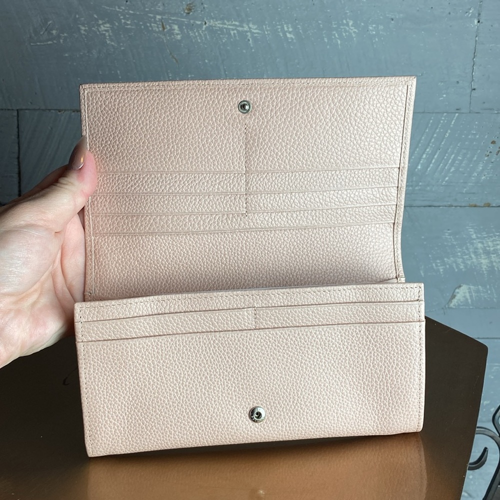 Like new Longchamp pale pink leather wallet - Picture 7 of 9